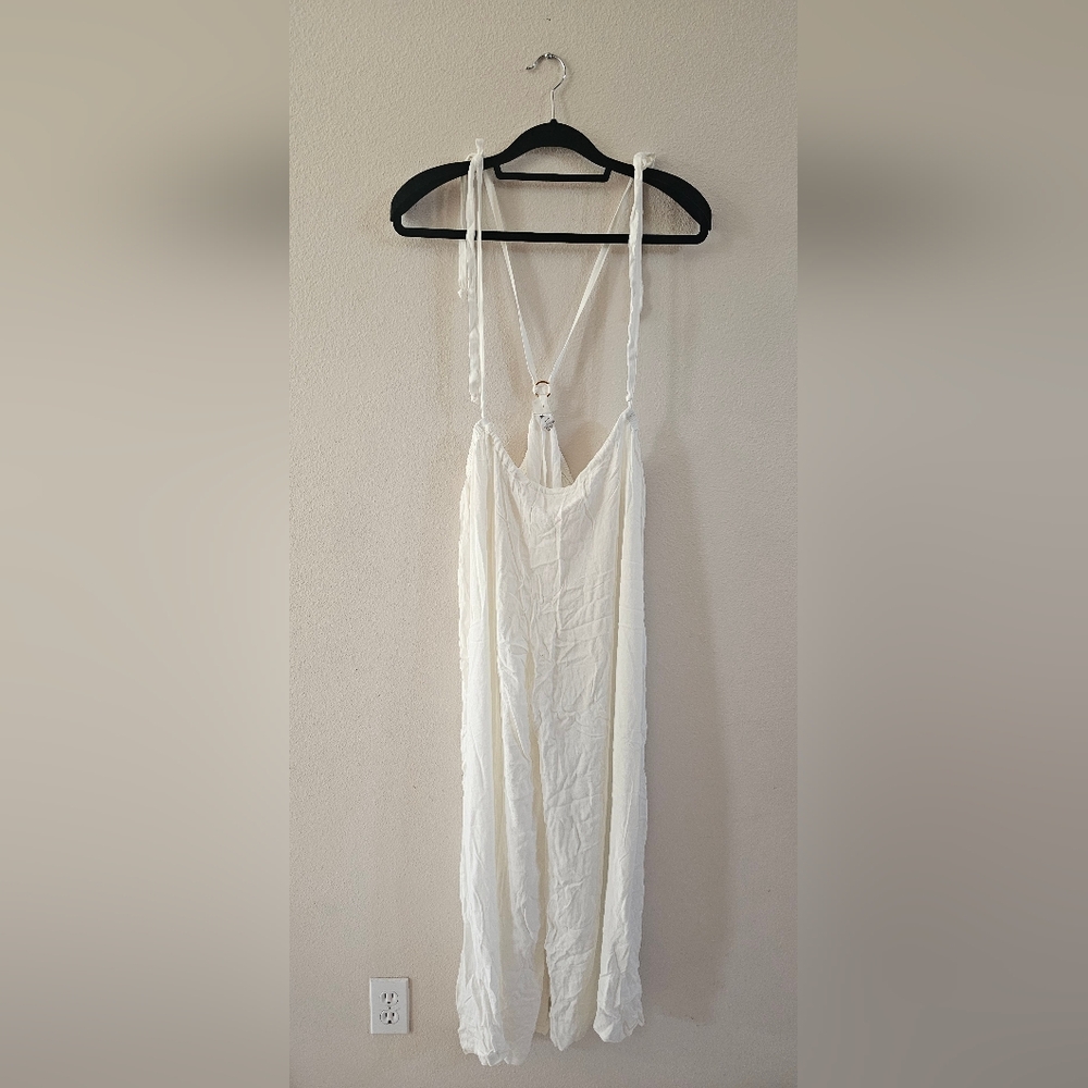 PQ Swim White Textured Fabric